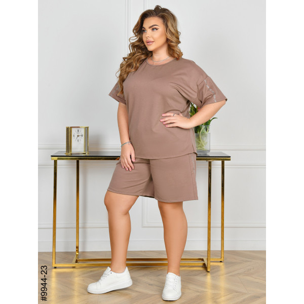 9944-23 Спортивний костюм жіночий двонитка батал (4 од: 54,56,58,60)