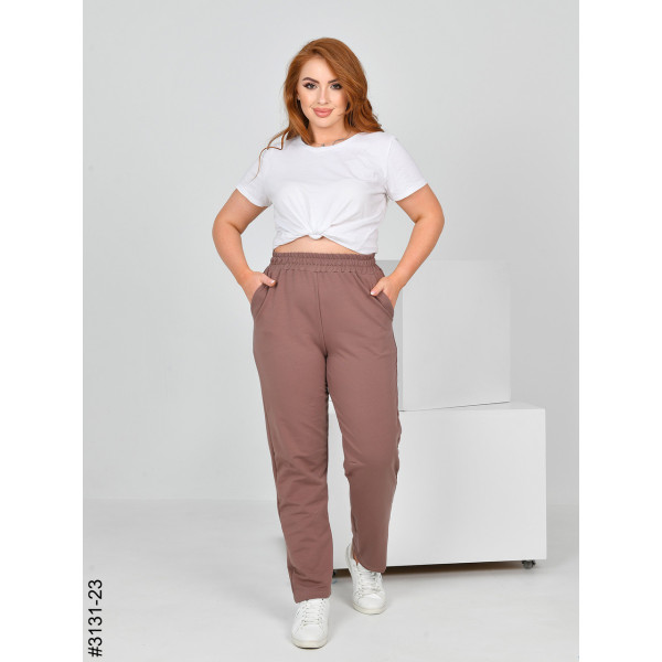 3131-23 Спортивні штани жіночі турецька двунитка батал (4 од: 50,52,54,56)