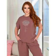 3870-8 Спортивний костюм жіночий креп батал (4 од: 50,52,54,56)