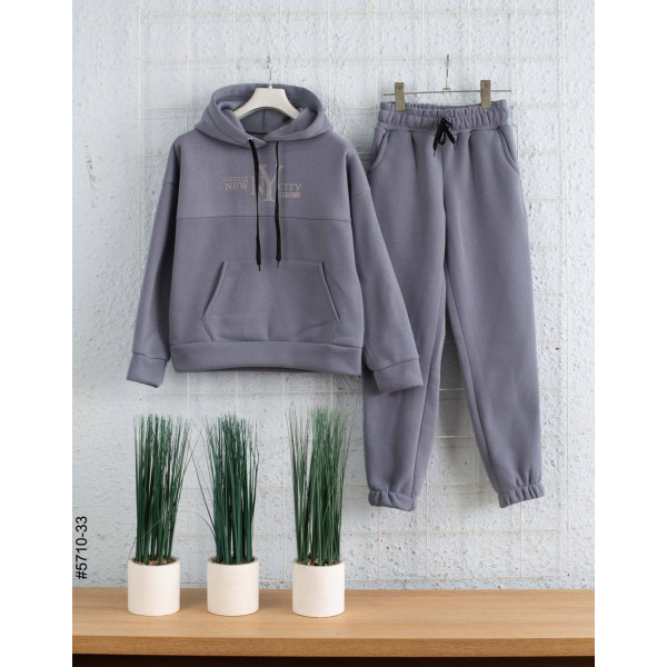 5710-33 Спортивний костюм тринитка на флісі підліток (4 од: 36,38,40,42)