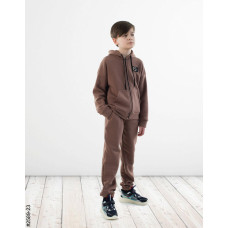 2589-23 Спортивний костюм на блискавці тринитка на флісі підліток (4 од: 36,38,40,42)