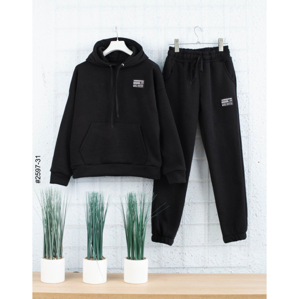 2597-31 Спортивний костюм тринитка на флісі підліток (4 од: 36,38,40,42)