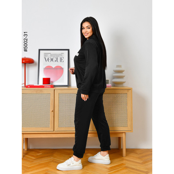 5002-31 Спортивний костюм жіночий двонитка на блискавці батал (4 од: 50,52,54,56)