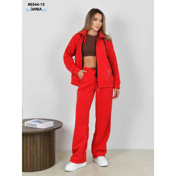 6544-15 Спортивний костюм жіночий тринитка на флісі норма (4 од: 44,46,48,50)