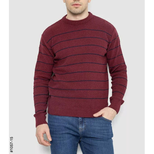 1057-15 Светр чоловічий смугастий норма (4 од: М.L,XL,XXL)