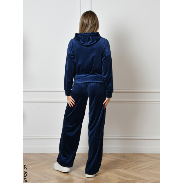 7520-27 Спортивний костюм жіночий на блискавці велюр норма (4 од: 44,46,48,50)