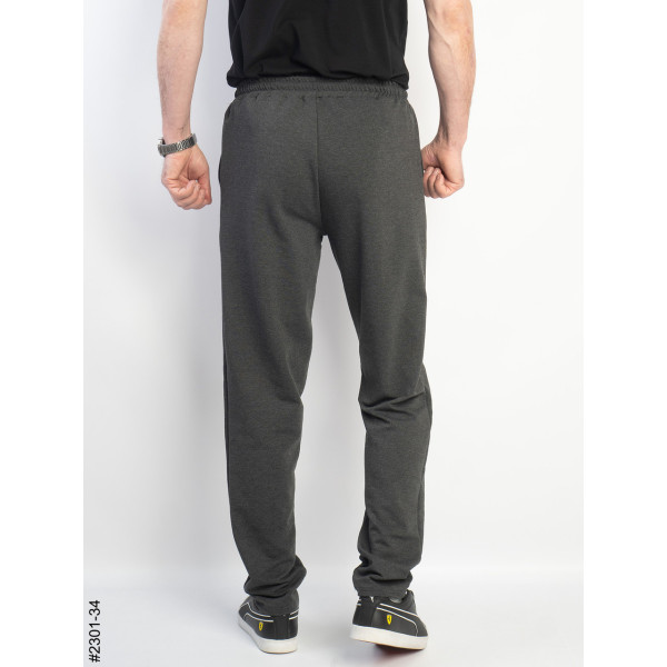 2301-34 Спортивні штани чоловічі прямі двунитка батал (5 од: 50,52,54,56,58)