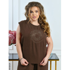 3128-20 Спортивний костюм жіночий креп батал (4 од: 50,52,54,56)