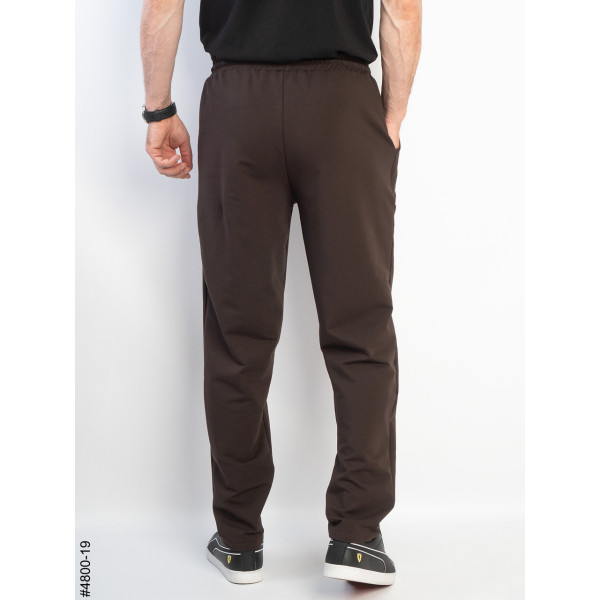 4800-19 Спортивні штани чоловічі прямі турецька двонитка батал (5 од: 50,52,54,56,58)