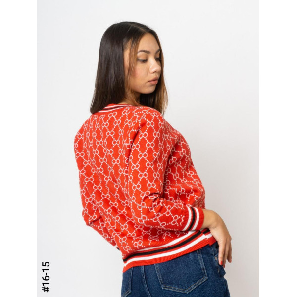 16-15 Жіноча кофта машинного в'язання норма (1 од: 42-48 <unk> універсальний)