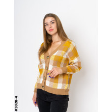 3028-4 Жіночий укорочений кардиган напівбатал (1 од: 46-52 <unk> універсальний)