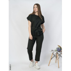 9485-1 Літній жіночий костюм льон батал (4 од: 50,52,54,56)