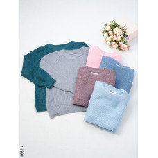 622-1 Жіночій светр батал (мікс кольорів: 6 од: 50-54 | універсальний)