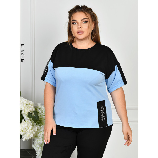 9475-29 Спортивний костюм жіночий двонитка батал (4 од: 54,56,58,60)