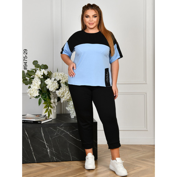 9475-29 Спортивний костюм жіночий двонитка батал (4 од: 54,56,58,60)