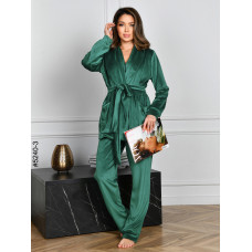 5240-3 Костюм домашній жіночий велюр (3 од: 42-44,46-48,50-52)