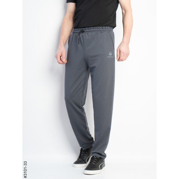 3101-33 Спортивні штани чоловічі прямі двунитка норма (4 од: 48,50,52,54)