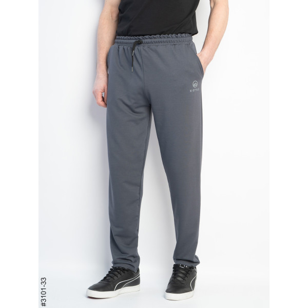 3101-33 Спортивні штани чоловічі прямі двунитка норма (4 од: 48,50,52,54)