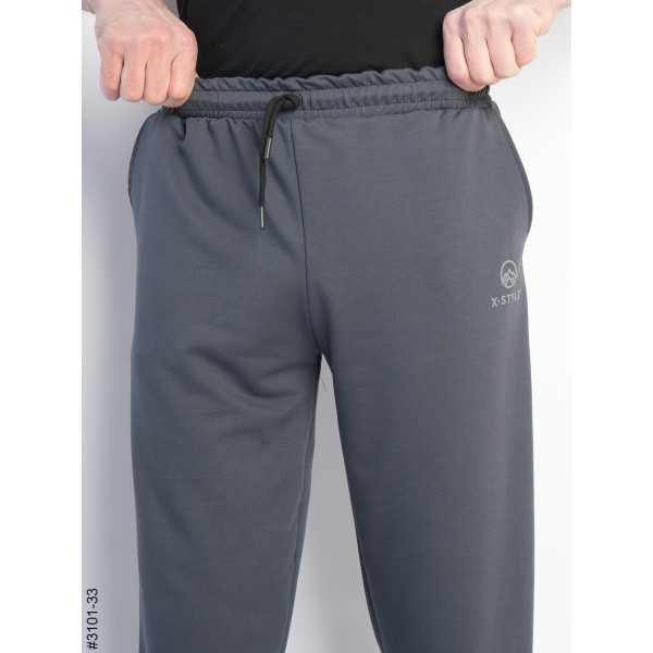 3101-33 Спортивні штани чоловічі прямі двунитка норма (4 од: 48,50,52,54)