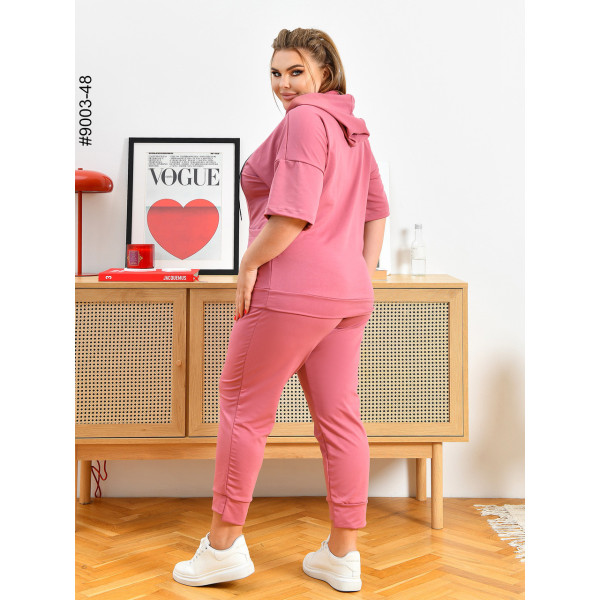 9003-48 Спортивний костюм жіночий на блискавці двунитка супербатал (4 од: 54,56,58,60)