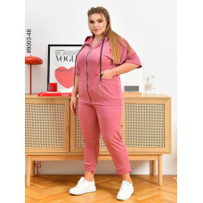 9003-48 Спортивний костюм жіночий на блискавці двунитка супербатал (4 од: 54,56,58,60)