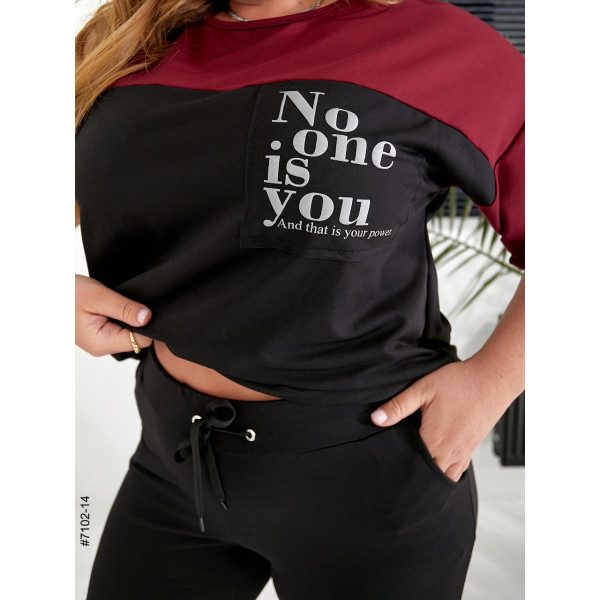 7102-14 Спортивний костюм жіночий двунитка батал (5 од: 52,54,56,58,60)