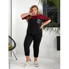 7102-14 Спортивний костюм жіночий двунитка батал (5 од: 52,54,56,58,60)