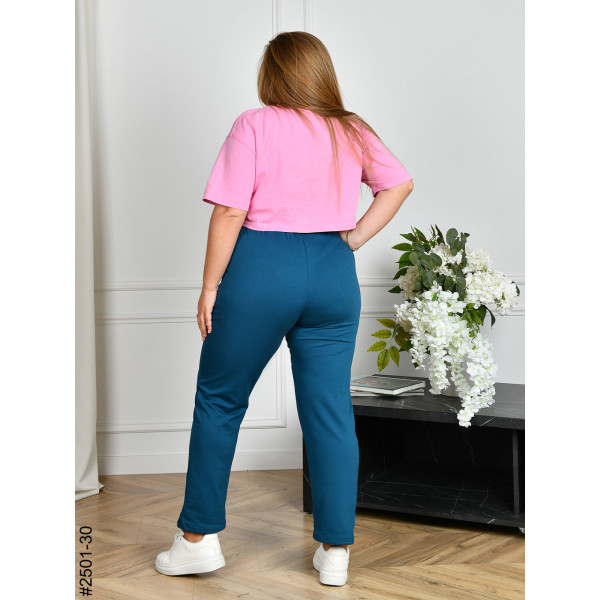 2501-30 Спортивні штани жіночі двонитка батал (4 од: 54,56,58,60)
