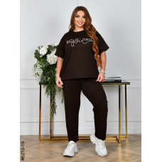 6210-19 Спортивний костюм жіночий двонитка батал (4 од: 54,56,58,60)