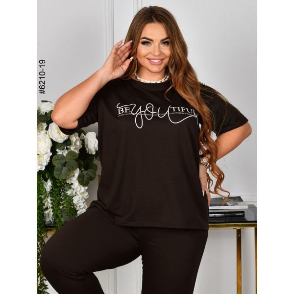 6210-19 Спортивний костюм жіночий двонитка батал (4 од: 54,56,58,60)