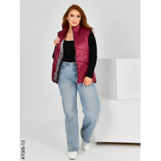 7006-13 Жилетка жіноча на холофайбері полубатал (3 од: 48,50,52)