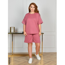 9255-9 Спортивний костюм жіночий двонитка напівбатал (4 од: 48,50,52,54)