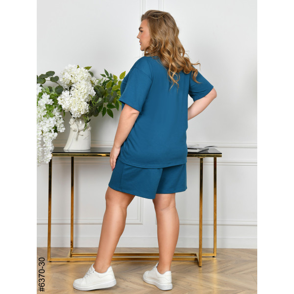 6370-30 Спортивний костюм жіночий двонитка батал (3 од: 54,56,58)