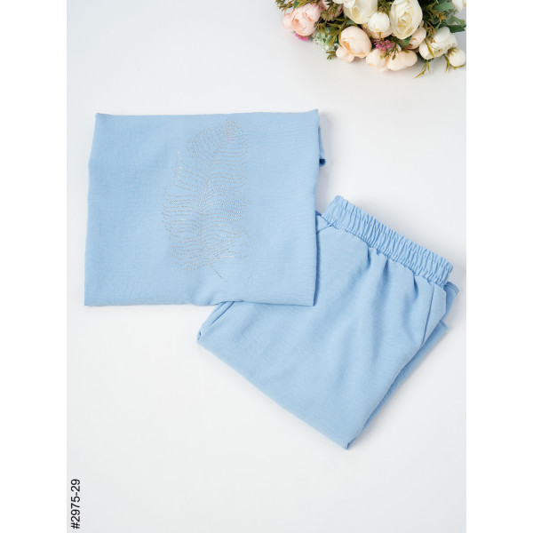 2975-29 Спортивний костюм жіночий креп батал (4 од: 50,52,54,56)