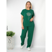 3870-4 Спортивний костюм жіночий креп батал (4 од: 50,52,54,56)