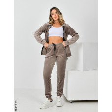 5244-44 Спортивний костюм жіночий на блискавці велюр норма (5 од: 44,46,48,50,52)