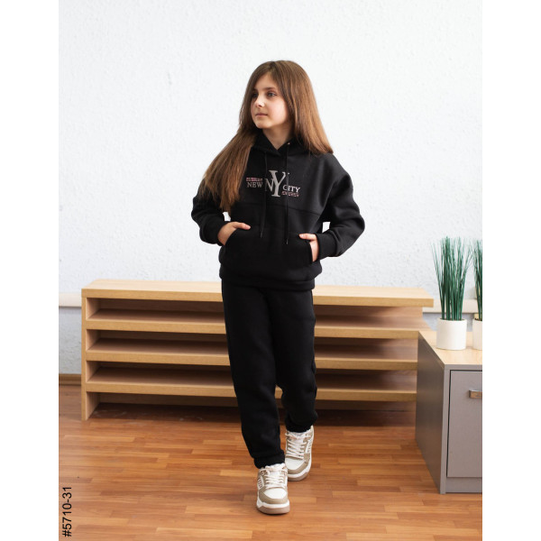 5710-31 Спортивний костюм тринитка на флісі підліток (4 од: 36,38,40,42)