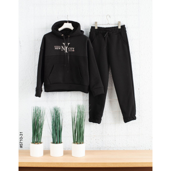 5710-31 Спортивний костюм тринитка на флісі підліток (4 од: 36,38,40,42)