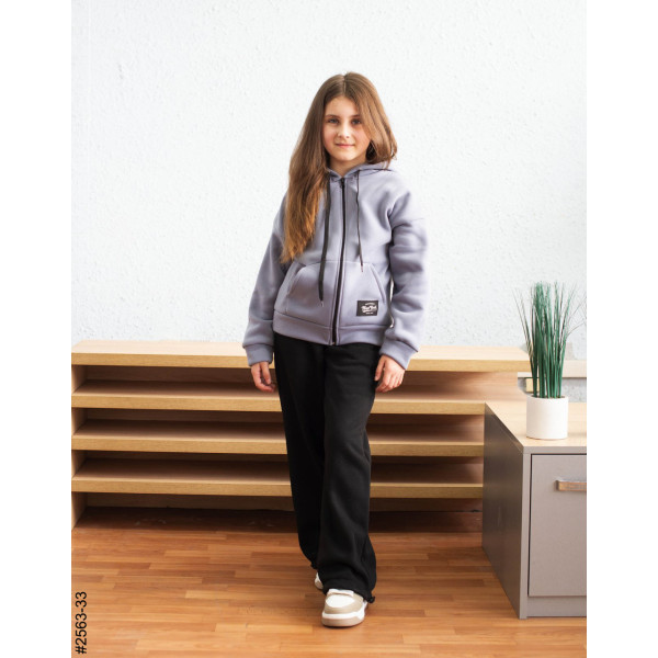 2563-33 Спортивний костюм тринитка на флісі підліток (4 од: 36,38,40,42)