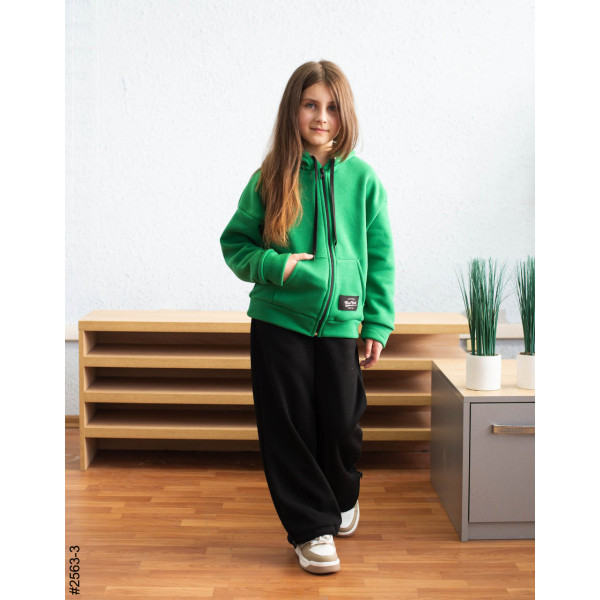 2563-3 Спортивний костюм тринитка на флісі підліток (4 од: 36,38,40,42)