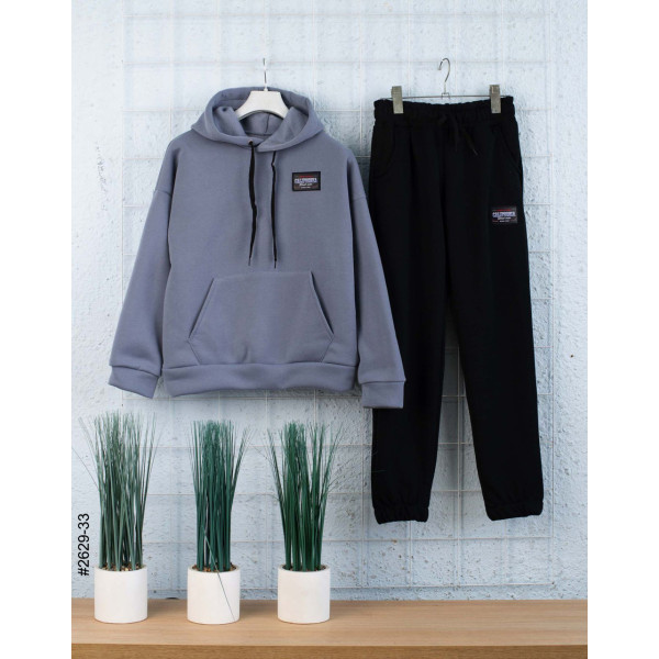 2629-33 Спортивний костюм тринитка на флісі підліток (4 од: 36,38,40,42)