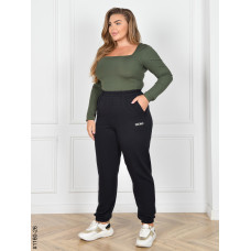 1160-26 Спортивні штани жіночі турецька двунитка батал (4 од: 54,56,58,60)