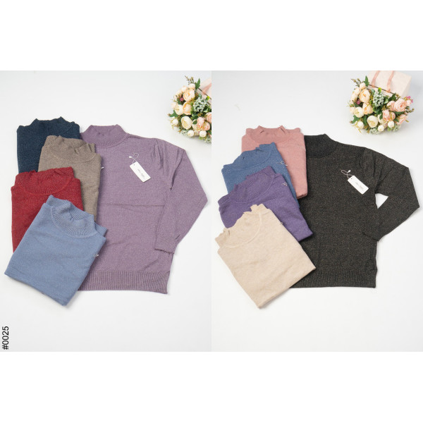 0025 МІКС Гольф жіночий напівбатал (мікс кольорів: 10 од: 48-52 | універсальний)