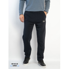 9140-26 Спортивні штани чоловічі прямі тринитка на флісі напівбатал (5 од: 50,52,54,56,58)