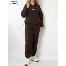 1650-19 Спортивний костюм жіночий polar фліс напівбатал (3 од: 44-46,48-50,52-54)