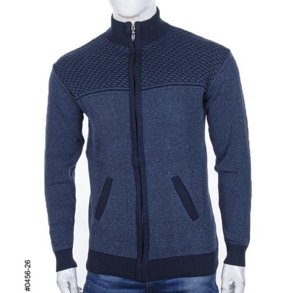 0456-26 Кофта на блискавці чоловіча норма (3 од: L,XL,XXL)