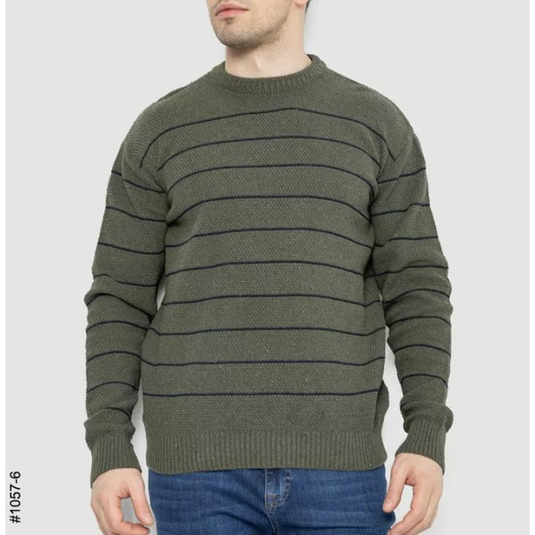 1057-6 Светр чоловічий смугастий норма (4 од: М.L,XL,XXL)