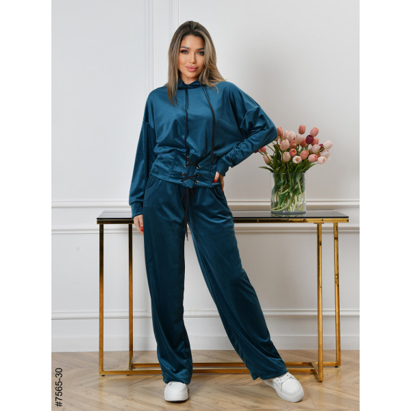 7565-30 Спортивний костюм жіночий велюр норма (4 од: 44,46,48,50)