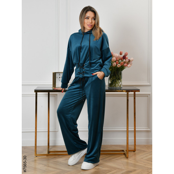 7565-30 Спортивний костюм жіночий велюр норма (4 од: 44,46,48,50)