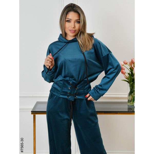 7565-30 Спортивний костюм жіночий велюр норма (4 од: 44,46,48,50)